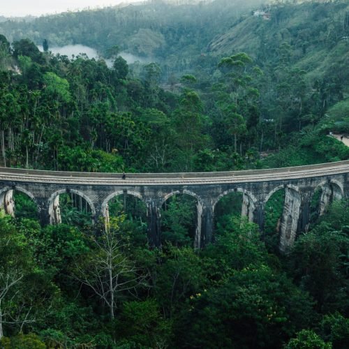 Nine,Arch,Bridge,In,Ella,Sri,Lanka,In,The,Early